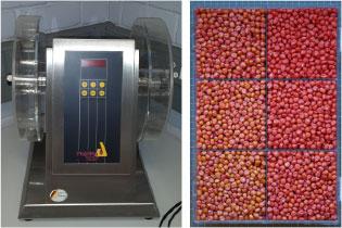 Application quality seeds rub off abrasion testing
